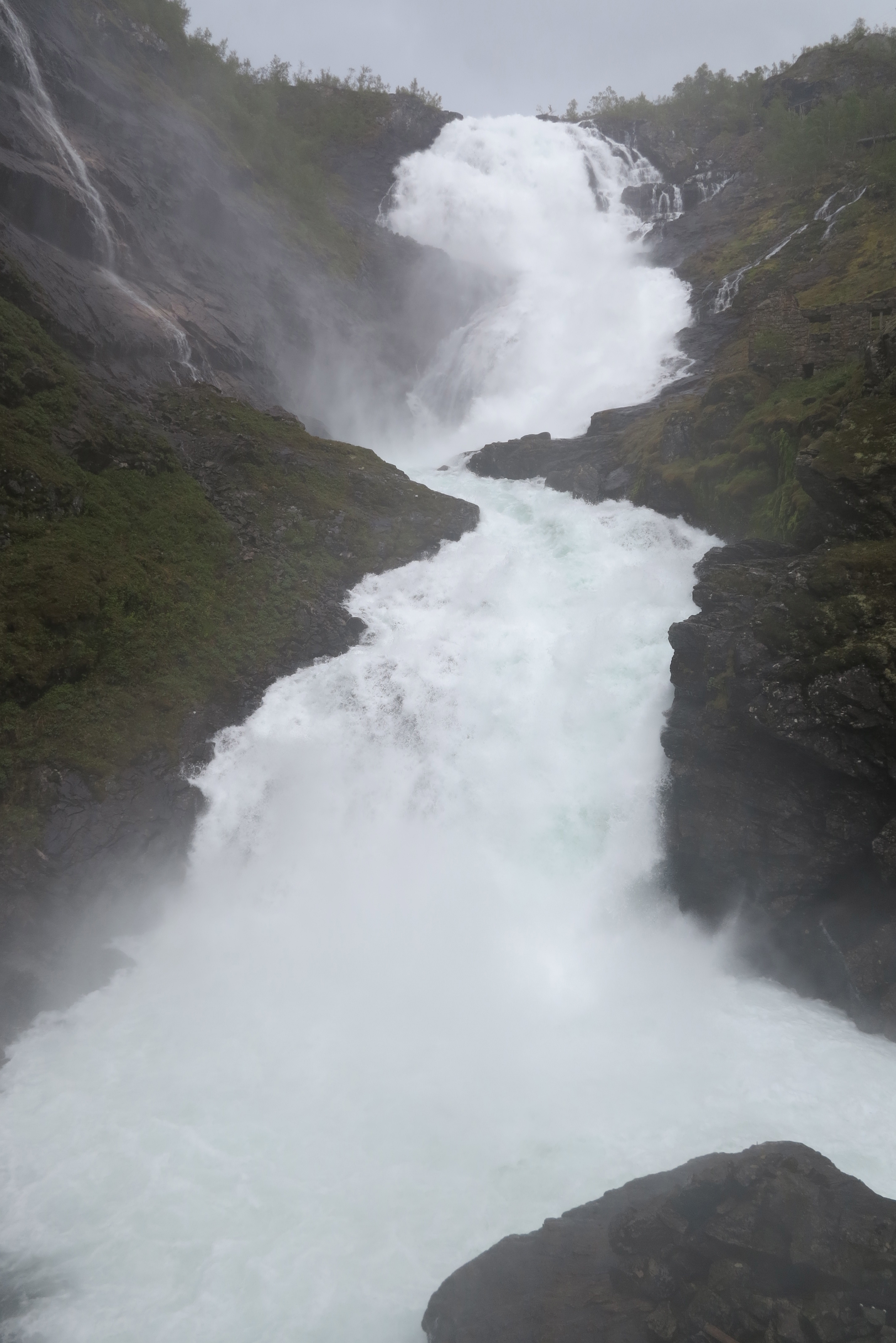 Station blaster: The waterfall at on the Flåm line