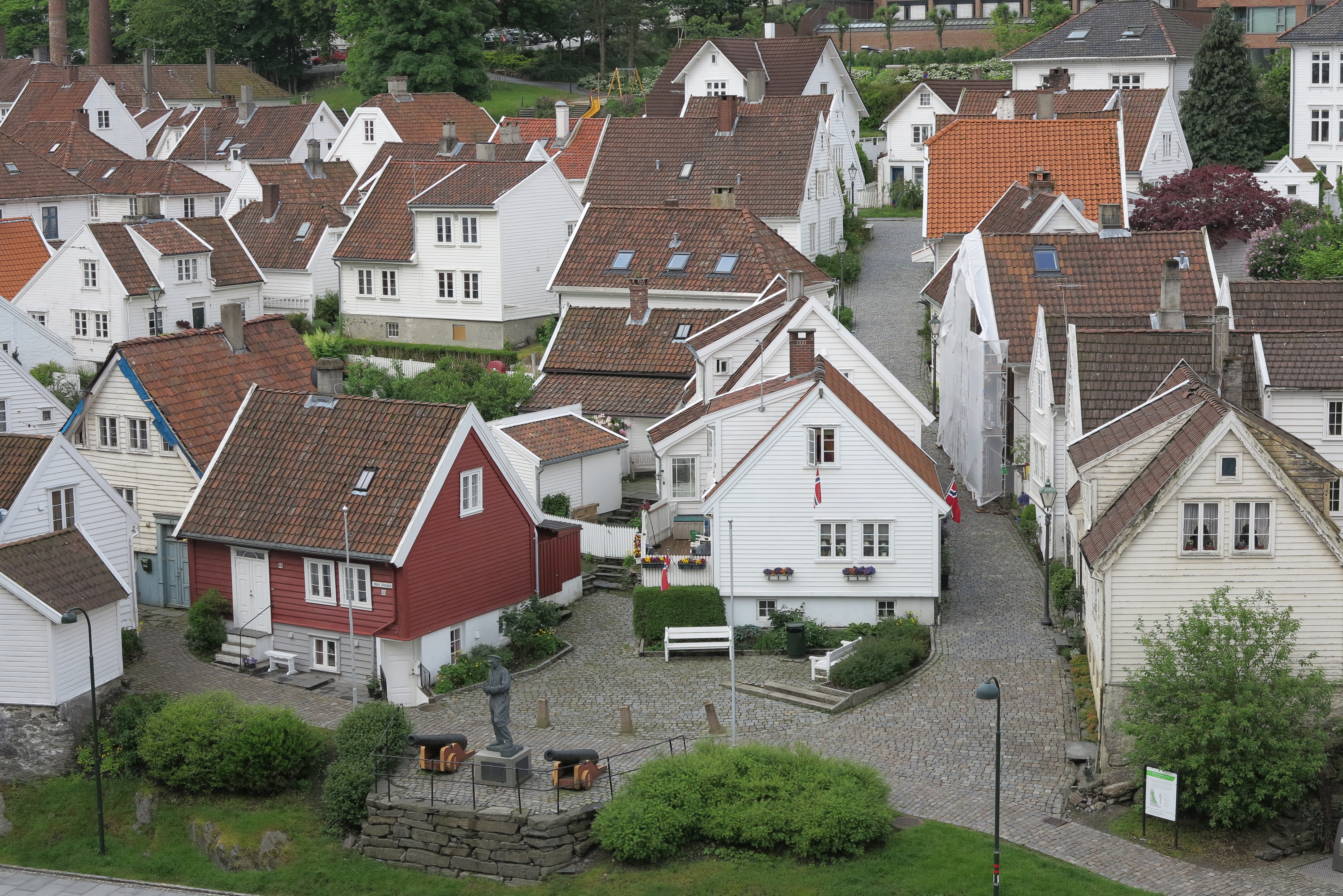 Quaint: Wooden houses in Stavanger